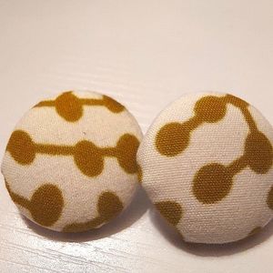 African Print Button Earrings! BUNDLE TO SAVE!